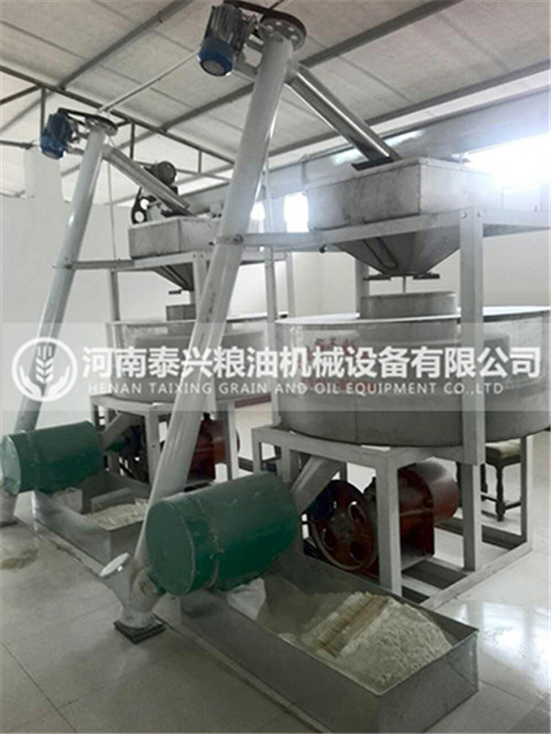 双组石磨面粉机